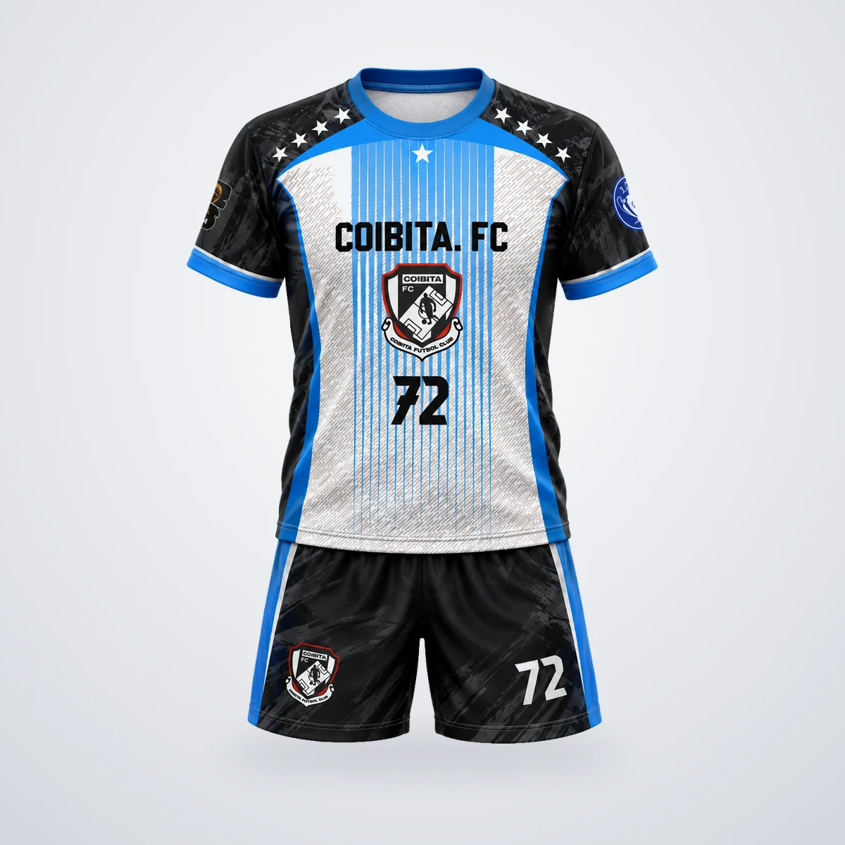 Camiseta de fútbol sublimada, diseño Victory Sports