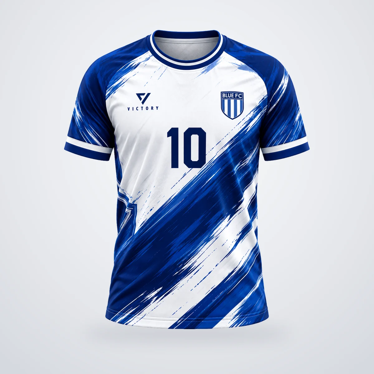 Camiseta de fútbol sublimada, diseño Victory Sports