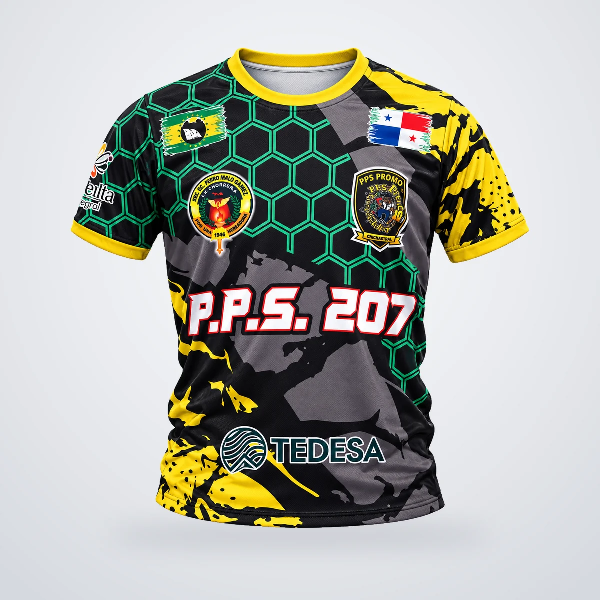 Camiseta de fútbol sublimada, diseño Victory Sports