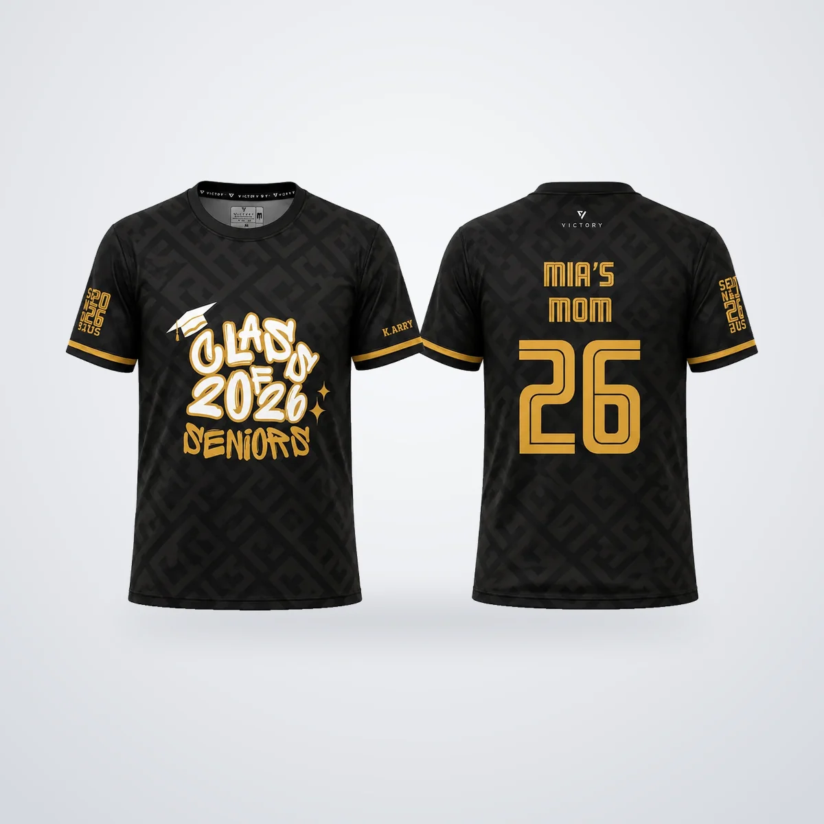 Camiseta sublimada, diseño Class of 2026
